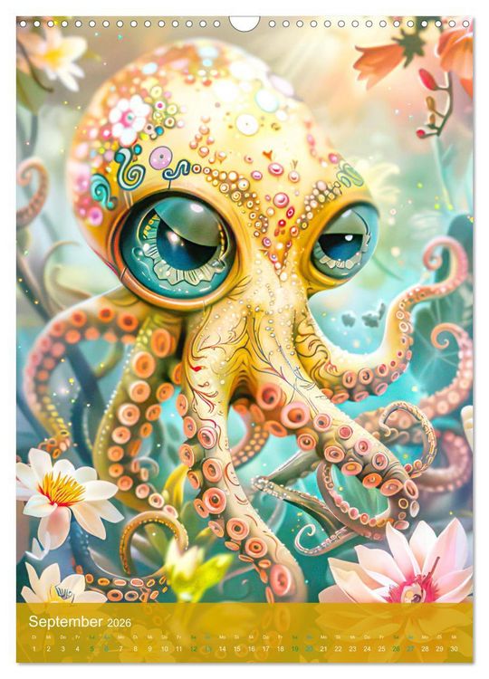 Produktbild: Humorvolle niedliche Tiercharaktere (Wandkalender 2026 DIN A3 hoch), CALVENDO Monatskalender