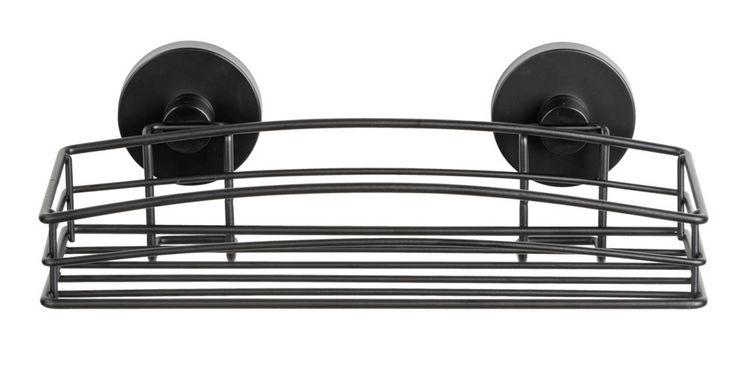 Produktbild: Mod. Vacuum-Loc&reg; Wandablage Schwarz, Befestigen ohne bohren