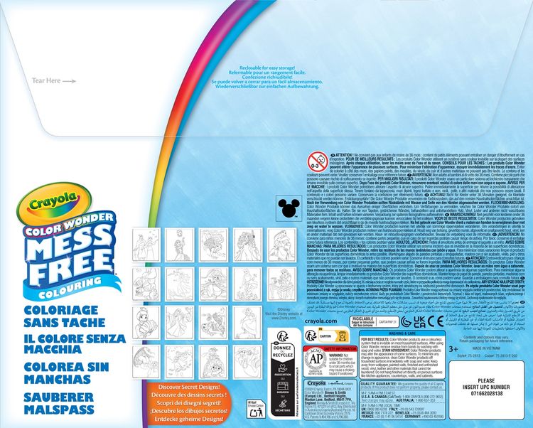 Produktbild: CRAYOLA - Color Wonder Malspass Disney Prinzessinnen