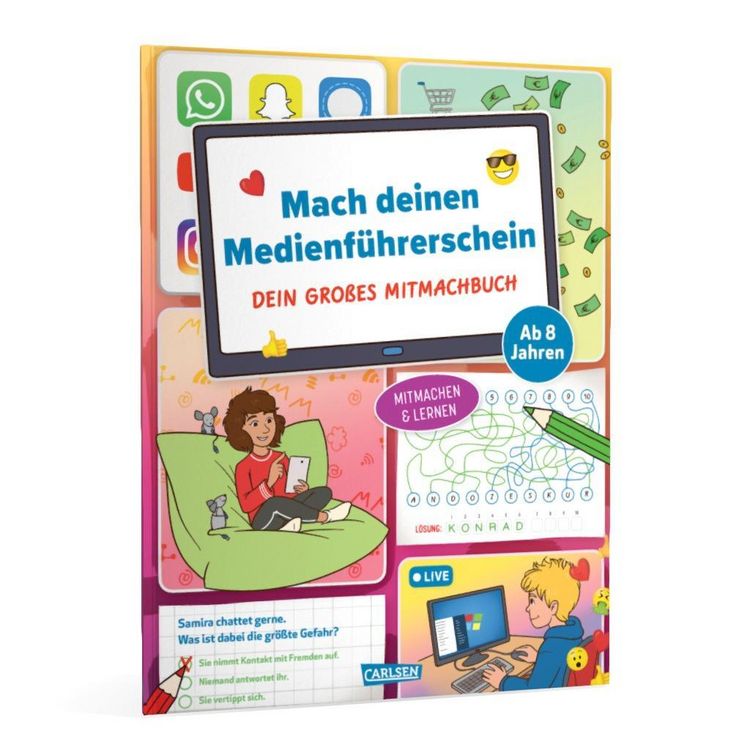 Produktbild: Mach deinen Medienf&uuml;hrerschein: Dein gro&szlig;es Mitmachbuch