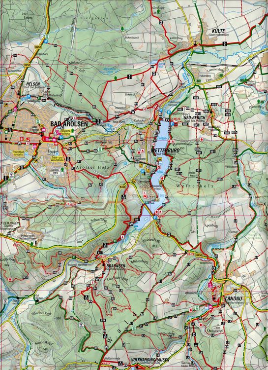 Produktbild: Diemelsee - Twistesee - Edersee 1:33 000