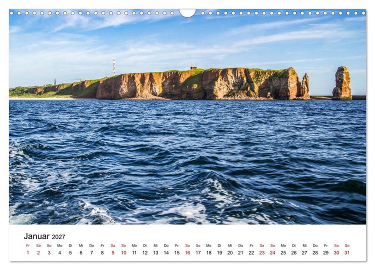 Produktbild: Reiseziele: Zwischen Nordsee und Alpen (Wandkalender 2027 DIN A3 quer), CALVENDO Monatskalender