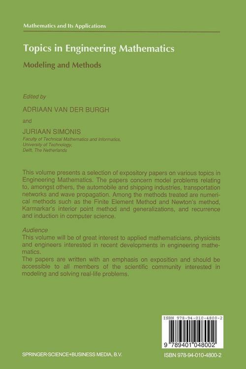 Produktbild: Topics in Engineering Mathematics
