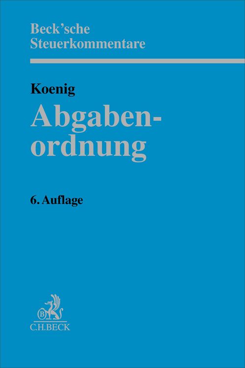 Produktbild: Abgabenordnung. AO