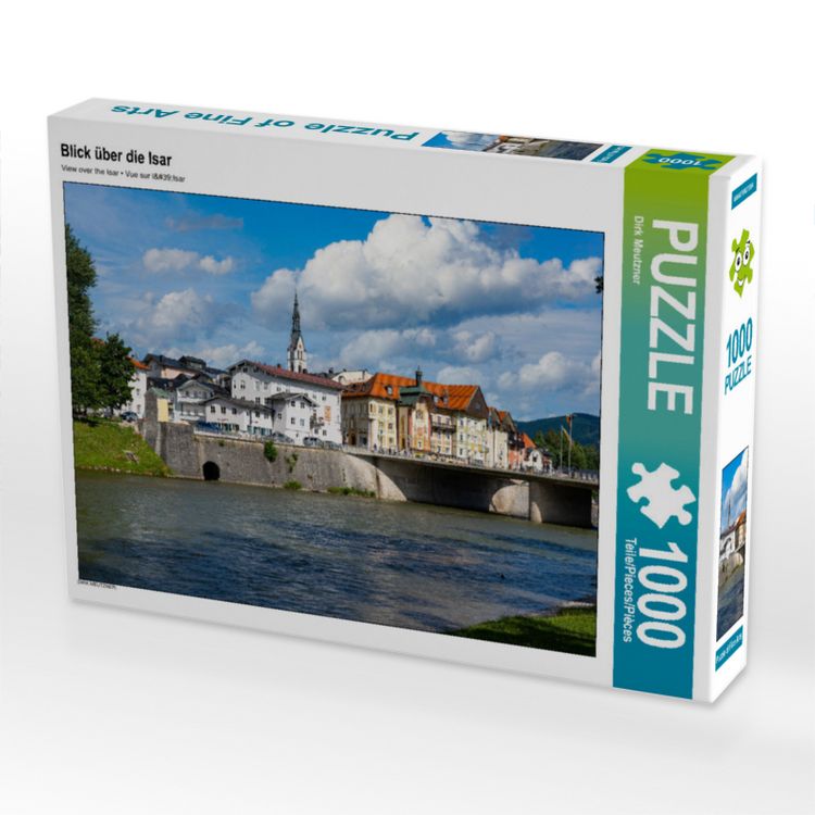 Produktbild: CALVENDO Puzzle Blick &uuml;ber die Isar | 1000 Teile Lege-Gr&ouml;&szlig;e 64x48cm Foto-Puzzle f&uuml;r gl&uuml;ckliche Stunden