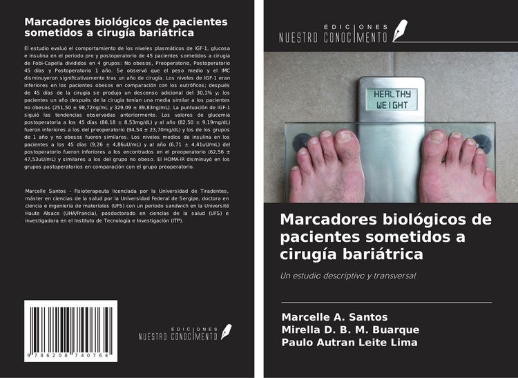 Produktbild: Marcadores biol&oacute;gicos de pacientes sometidos a cirug&iacute;a bari&aacute;trica