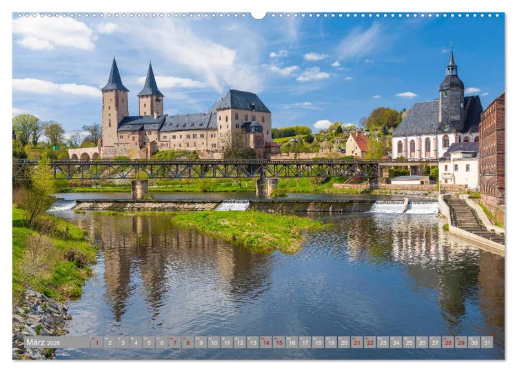 Produktbild: Zwickau und das Tal der Mulde (hochwertiger Premium Wandkalender 2026 DIN A2 quer), Kunstdruck in Hochglanz