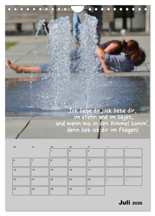 Produktbild: Berliner Stra&szlig;enfoto Kalender 2026 (Wandkalender 2026 DIN A4 hoch), CALVENDO Monatskalender