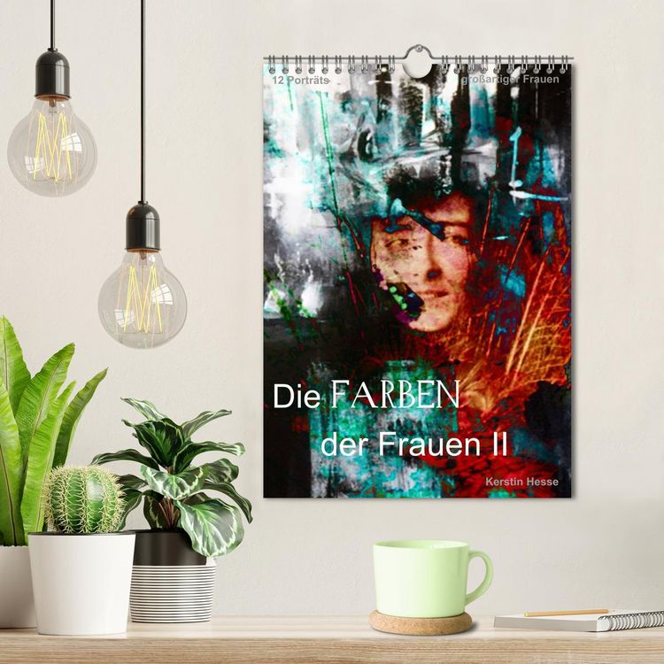 Produktbild: Die FARBEN der Frauen II (Wandkalender 2026 DIN A4 hoch), CALVENDO Monatskalender