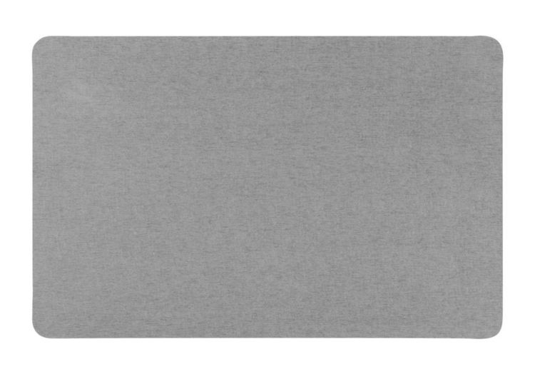 Produktbild: Schnelltrocknende Badematte Grau, aus 100 % Polyester