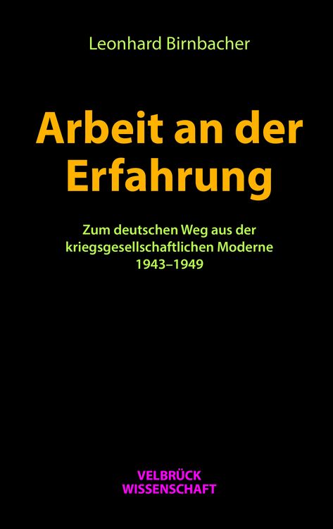 Produktbild: Arbeit an der Erfahrung