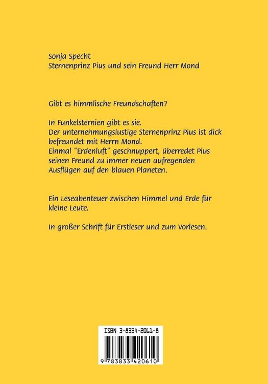 Produktbild: Sternenprinz Pius und sein Freund Herr Mond