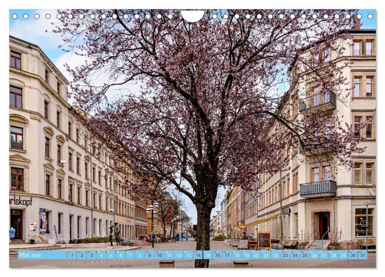 Produktbild: Chemnitz Stadtansichten (Wandkalender 2026 DIN A4 quer), CALVENDO Monatskalender