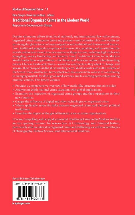 Produktbild: Traditional Organized Crime in the Modern World