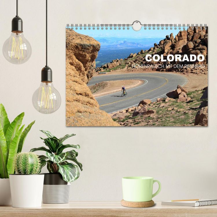 Produktbild: Colorado - H&ouml;henrausch mit dem Rennrad (Wandkalender 2026 DIN A4 quer), CALVENDO Monatskalender