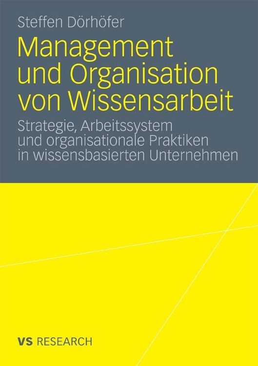 Produktbild: Management und Organisation von Wissensarbeit