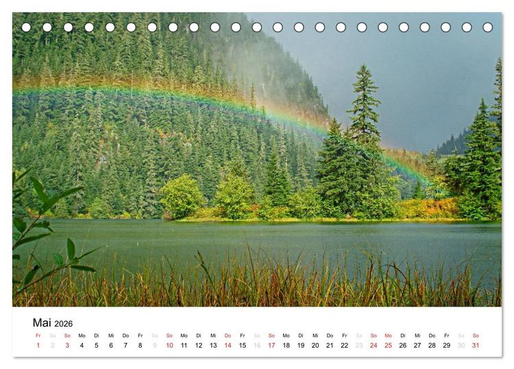 Produktbild: Kanadische Landschaften 2026 (Tischkalender 2026 DIN A5 quer), CALVENDO Monatskalender