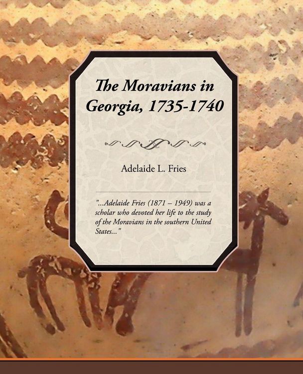 Produktbild: The Moravians in Georgia, 1735-1740