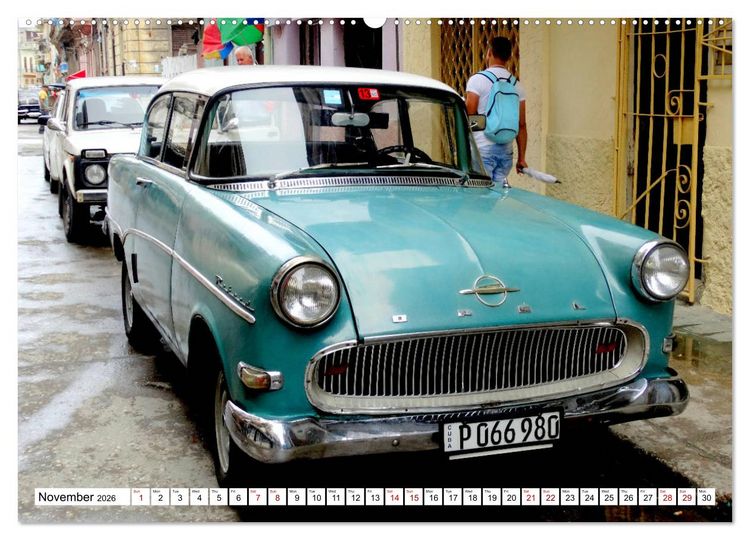 Produktbild: Opel Nostalgia (High Quality Premium Wall Calendar 2026 DIN A2 landscape),CALVENDO 12 Month Wall Calendar