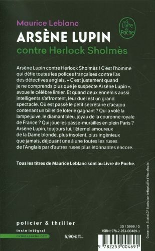 Produktbild: Arsene Lupin Contre Herlock Sholmes