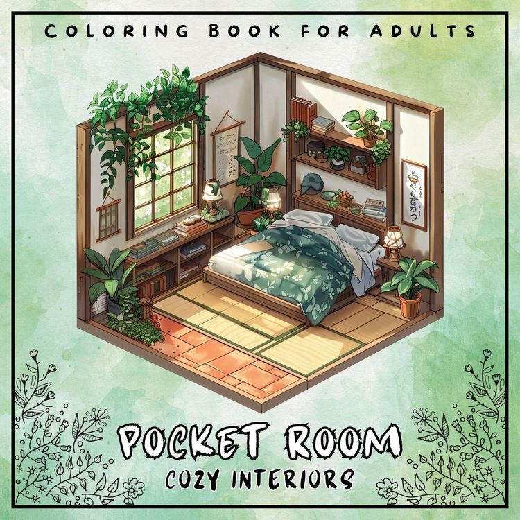 Produktbild: Pocket Room Cozy Interiors Coloring Book For Adults