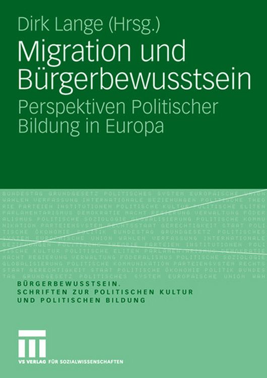 Produktbild: Migration und B&uuml;rgerbewusstsein