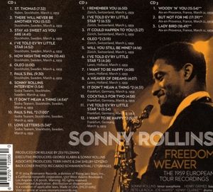 Produktbild: Freedom Weaver: The 1959 European Tour Recordings