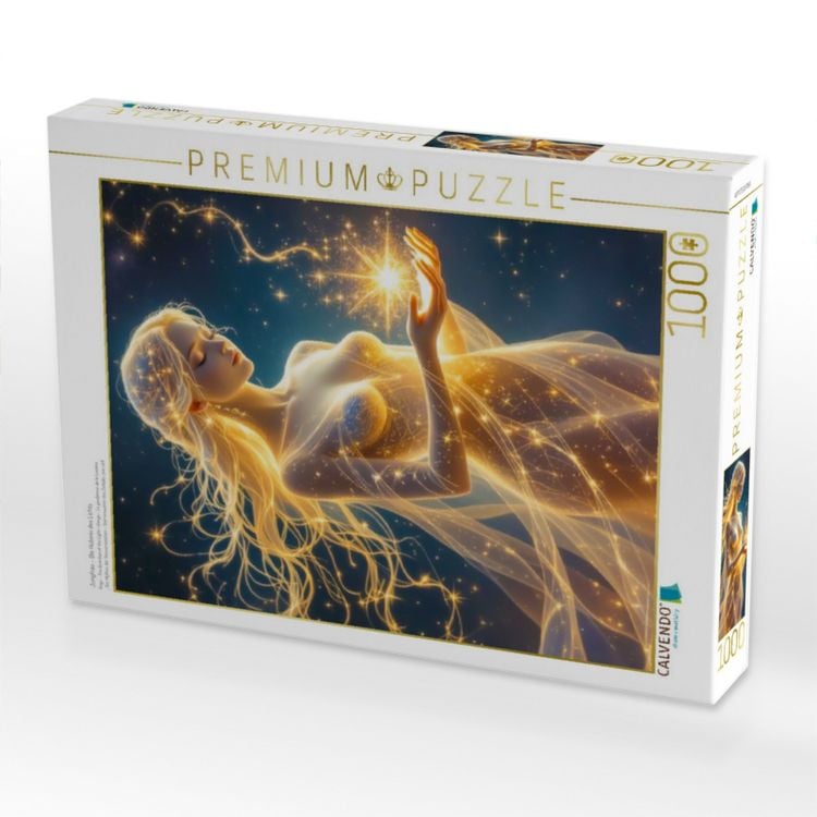 Produktbild: CALVENDO Puzzle Jungfrau - Die H&uuml;terin des Lichts | 1000 Teile Lege-Gr&ouml;&szlig;e 64x48cm Foto-Puzzle f&uuml;r gl&uuml;ckliche Stunden