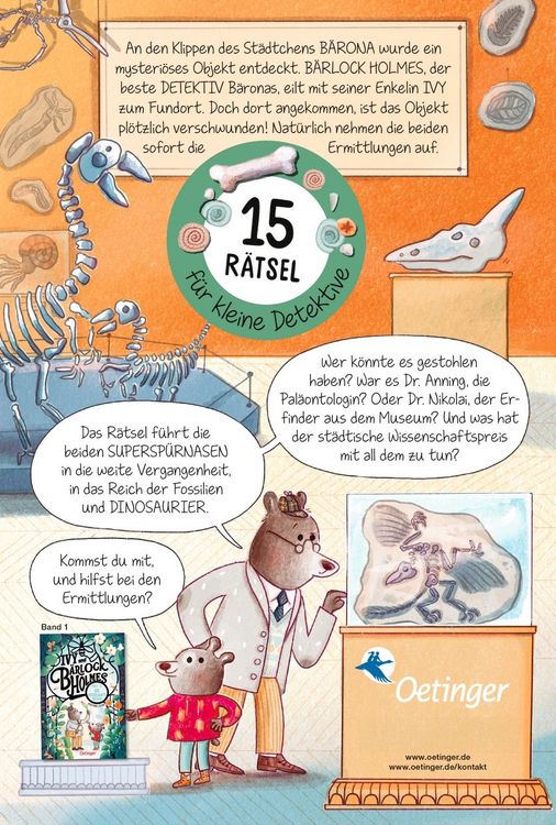 Produktbild: Ivy und B&auml;rlock Holmes. Fall 2: Das Dinosaurier-Geheimnis