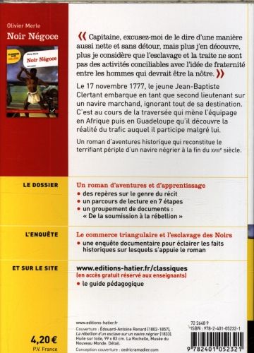 Produktbild: Noir n&eacute;goce : texte abr&eacute;g&eacute;