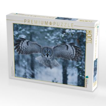 Produktbild: CALVENDO Puzzle Eule, die W&auml;chterin der Nacht | 1000 Teile Lege-Gr&ouml;&szlig;e 64x48cm Foto-Puzzle f&uuml;r gl&uuml;ckliche Stunden
