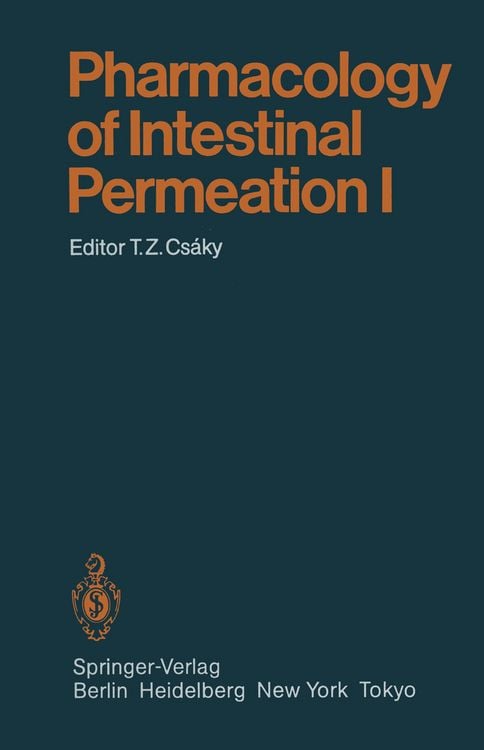 Produktbild: Pharmacology of Intestinal Permeation I