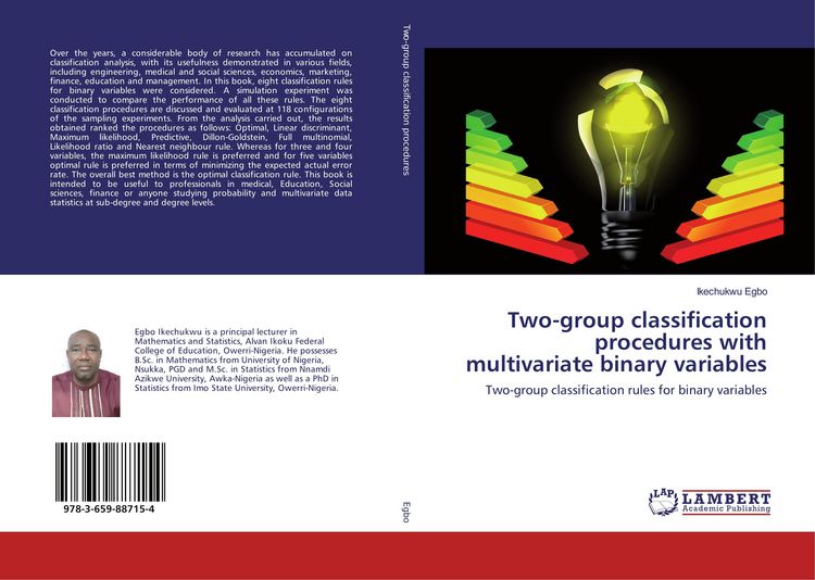Produktbild: Two-group classification procedures with multivariate binary variables