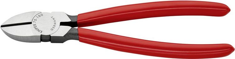 Produktbild: Knipex 70 01 180 Werkstatt Seitenschneider mit Facette 180mm