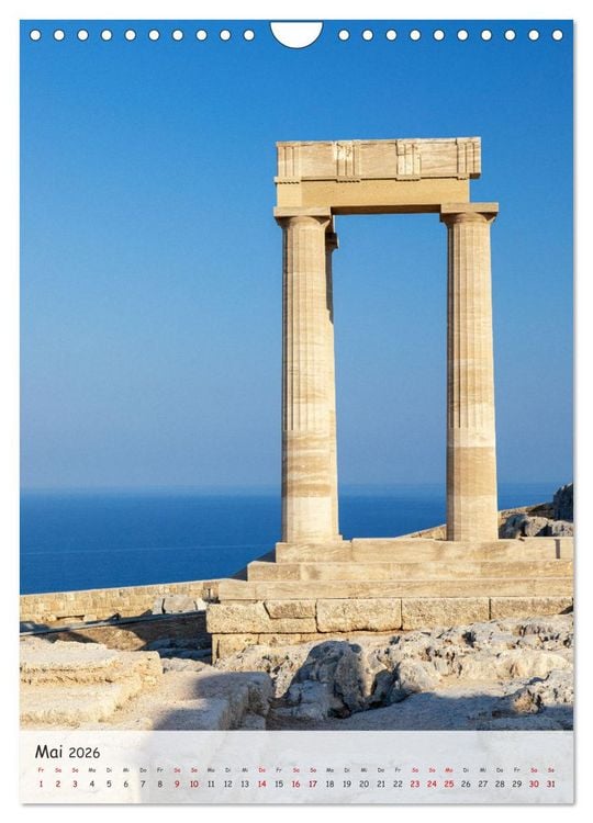 Produktbild: Rhodos und Symi, Insel der Schwammtaucher (Wandkalender 2026 DIN A4 hoch), CALVENDO Monatskalender