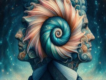 Produktbild: CALVENDO Puzzle Sternzeichen Zwillinge im Muschelgeist | 1000 Teile Lege-Gr&ouml;&szlig;e 64x48cm Foto-Puzzle f&uuml;r gl&uuml;ckliche Stunden