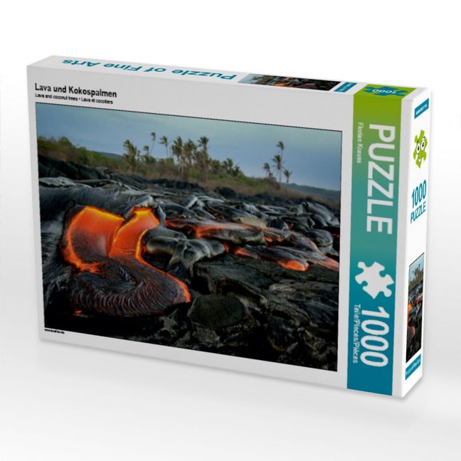 Produktbild: Lava und Kokospalmen (Puzzle)