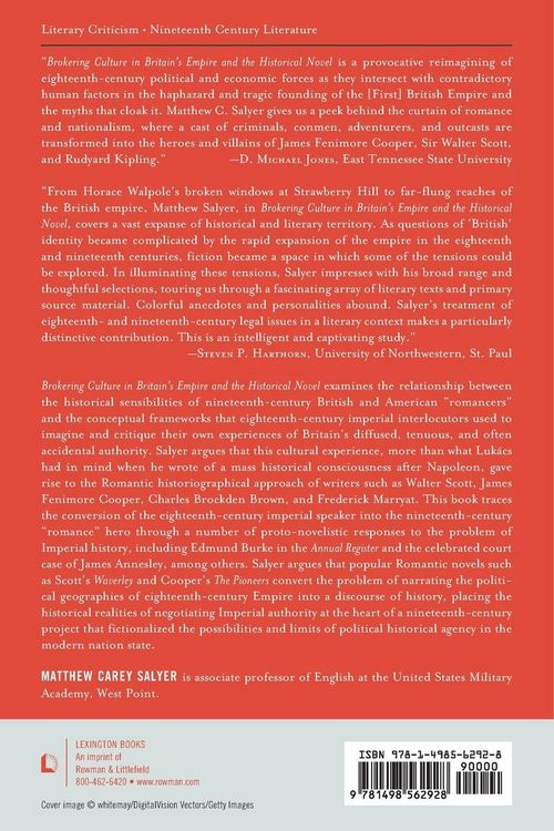 Produktbild: Brokering Culture in Britain's Empire and the Historical Novel