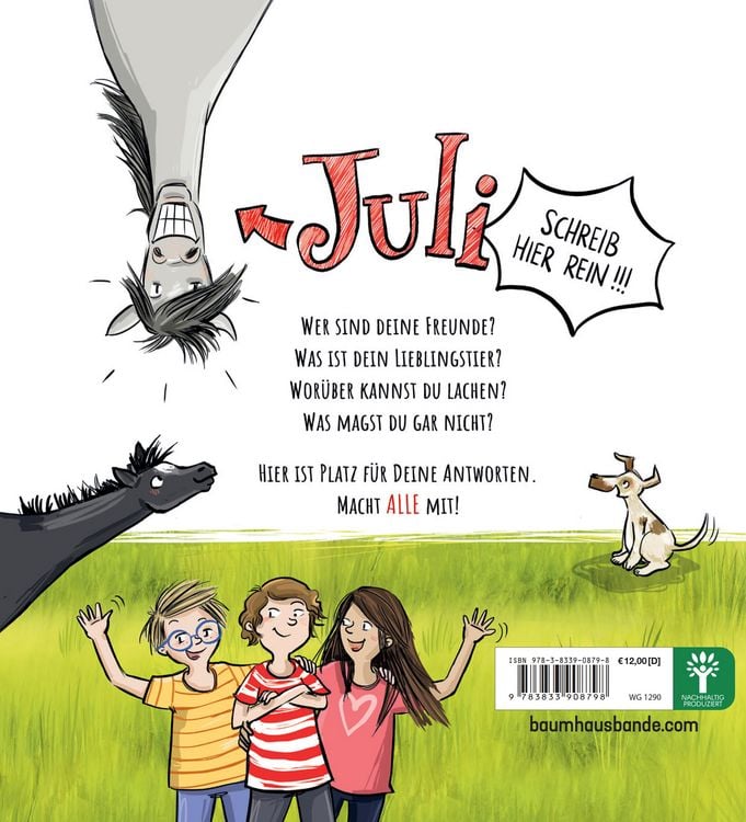 Produktbild: Juli - Freundebuch