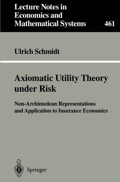 Produktbild: Axiomatic Utility Theory under Risk