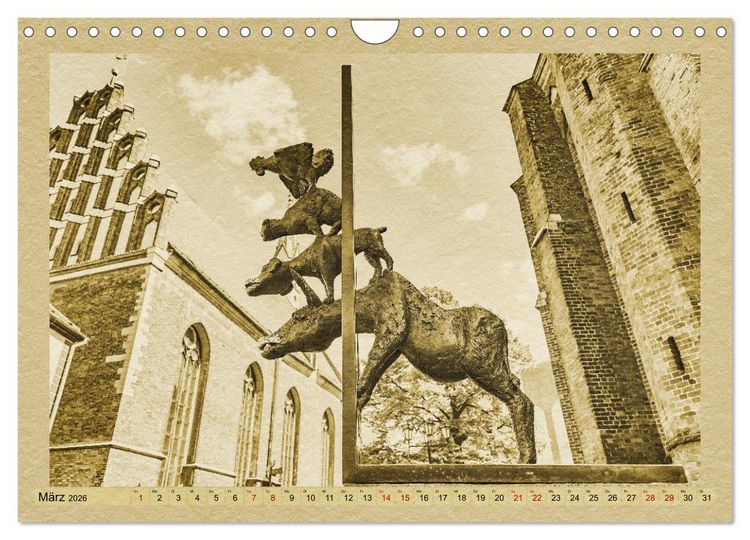 Produktbild: Riga &ndash; Ein Kalender im Zeitungsstil (Wandkalender 2026 DIN A4 quer), CALVENDO Monatskalender