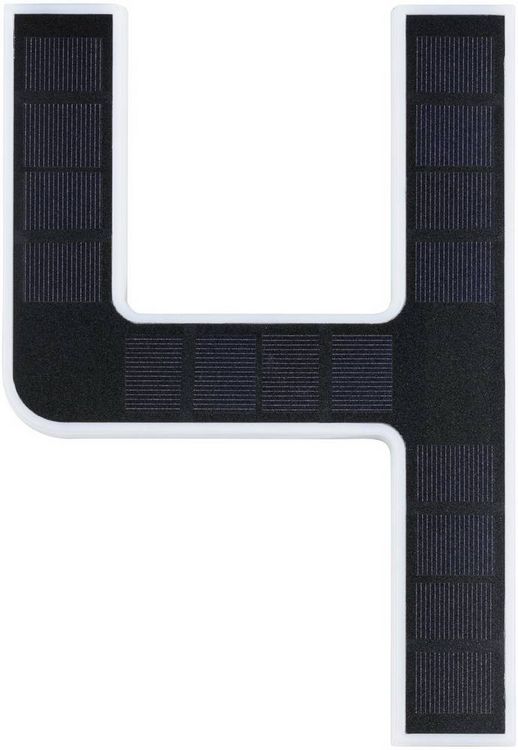 Produktbild: Paulmann 79845 Solar-Hausnummernleuchte 0.20W Warmwei&szlig; Schwarz
