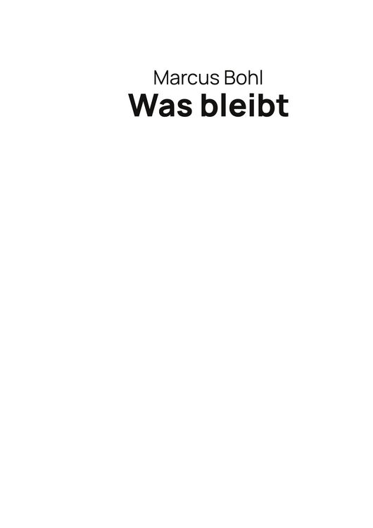 Produktbild: Was bleibt
