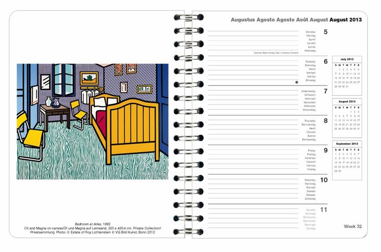 Produktbild: Roy Lichtenstein, Buchkalender 2013