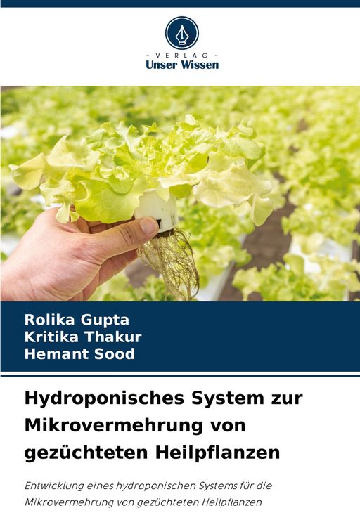 Produktbild: Hydroponisches System zur Mikrovermehrung von gez&uuml;chteten Heilpflanzen