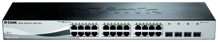 Produktbild: D-Link DGS-1210-28/E DGS-1210-28/E Netzwerk Switch 24 + 4 Port 56 GBit/s