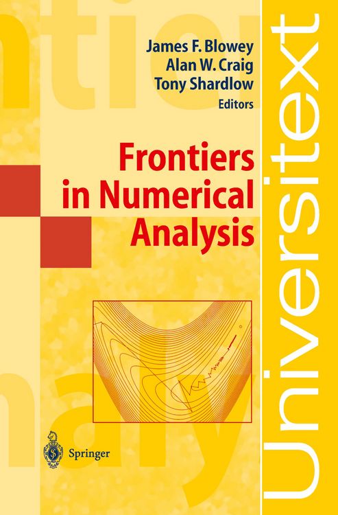 Produktbild: Frontiers in Numerical Analysis