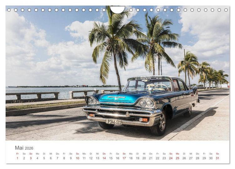 Produktbild: Kuba, karibische Tr&auml;ume (Wandkalender 2026 DIN A4 quer), CALVENDO Monatskalender