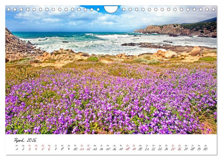 Produktbild: Sardinien - Die Sch&ouml;ne im Meer (Wandkalender 2026 DIN A4 quer), CALVENDO Monatskalender