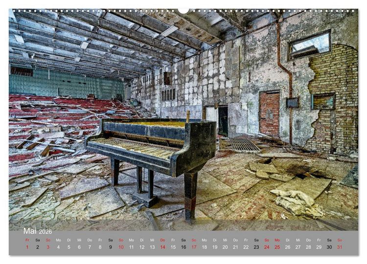 Produktbild: Tschernobyl - In der Sperrzone (hochwertiger Premium Wandkalender 2026 DIN A2 quer), Kunstdruck in Hochglanz